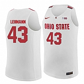 Ohio State Buckeyes #43 Matt Lehmann White College Basketball Jersey Dzhi,baseball caps,new era cap wholesale,wholesale hats